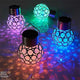 Solar-Powered Multi-Color LED Crystal Ball - Yowzer Deals
